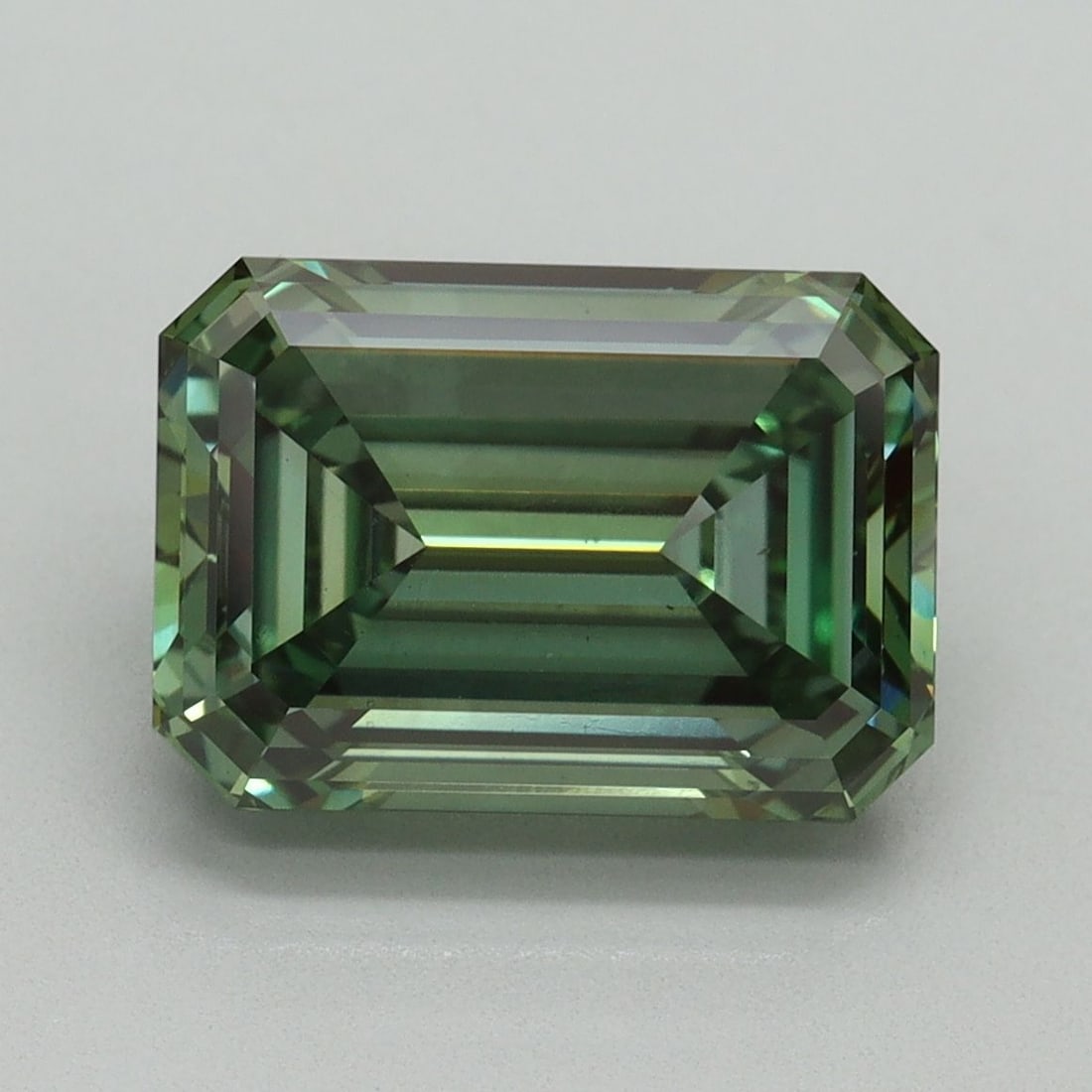Loose Diamond - EMERALD 4.17ct Fancy Vivid Green VS2 (1 of 1)