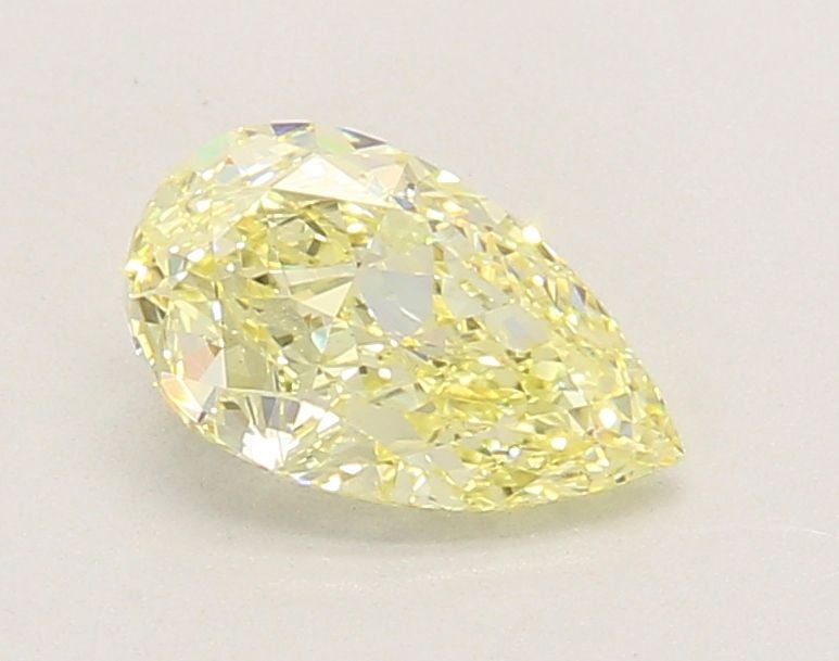 Loose Diamond - PEAR 1.15ct Fancy Yellow VS1: Loose Diamond - PEAR 1.15ct Fancy Yellow VS1 Source: This is a real non-mined Diamond that has been grown in a lab Shape: PEAR Carats: 1.15 Color: Fancy Yellow Certification: IGI Video: