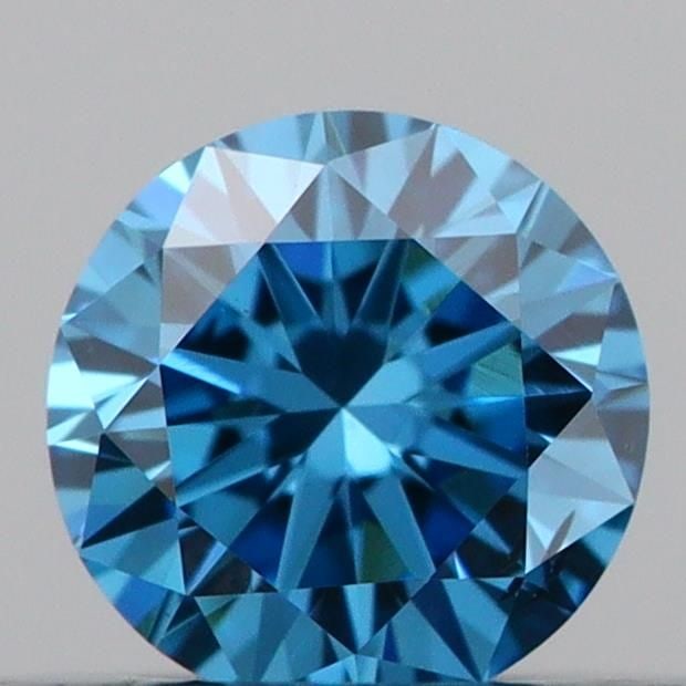 Loose Diamond - ROUND 0.19ct Fancy Vivid Blue VS2 (1 of 1)