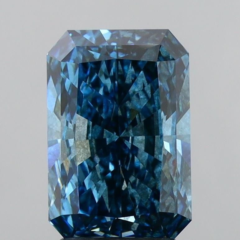 Loose Diamond - RADIANT 2.55ct Fancy Vivid Blue SI2 (1 of 1)