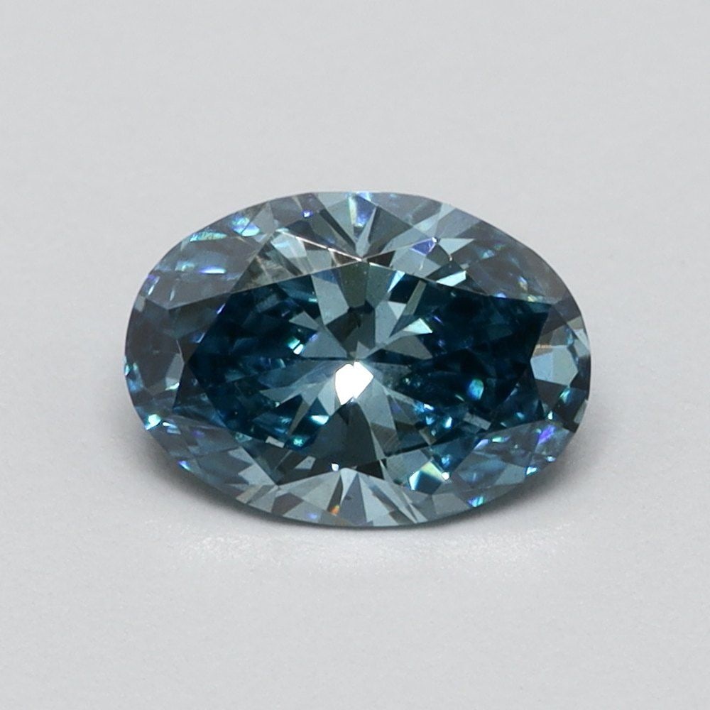 Loose Diamond - OVAL 0.3ct Fancy Vivid Blue VS2 (1 of 1)
