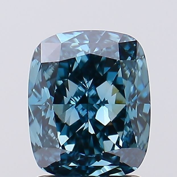 Loose Diamond - CUSHION MODIFIED 2.06ct Fancy Deep Blue VS1: Loose Diamond - CUSHION MODIFIED 2.06ct Fancy Deep Blue VS1 Source: This is a real non-mined Diamond that has been grown in a lab Shape: CUSHION MODIFIED Carats: 2.06 Color: Fancy Deep Blue Certificat