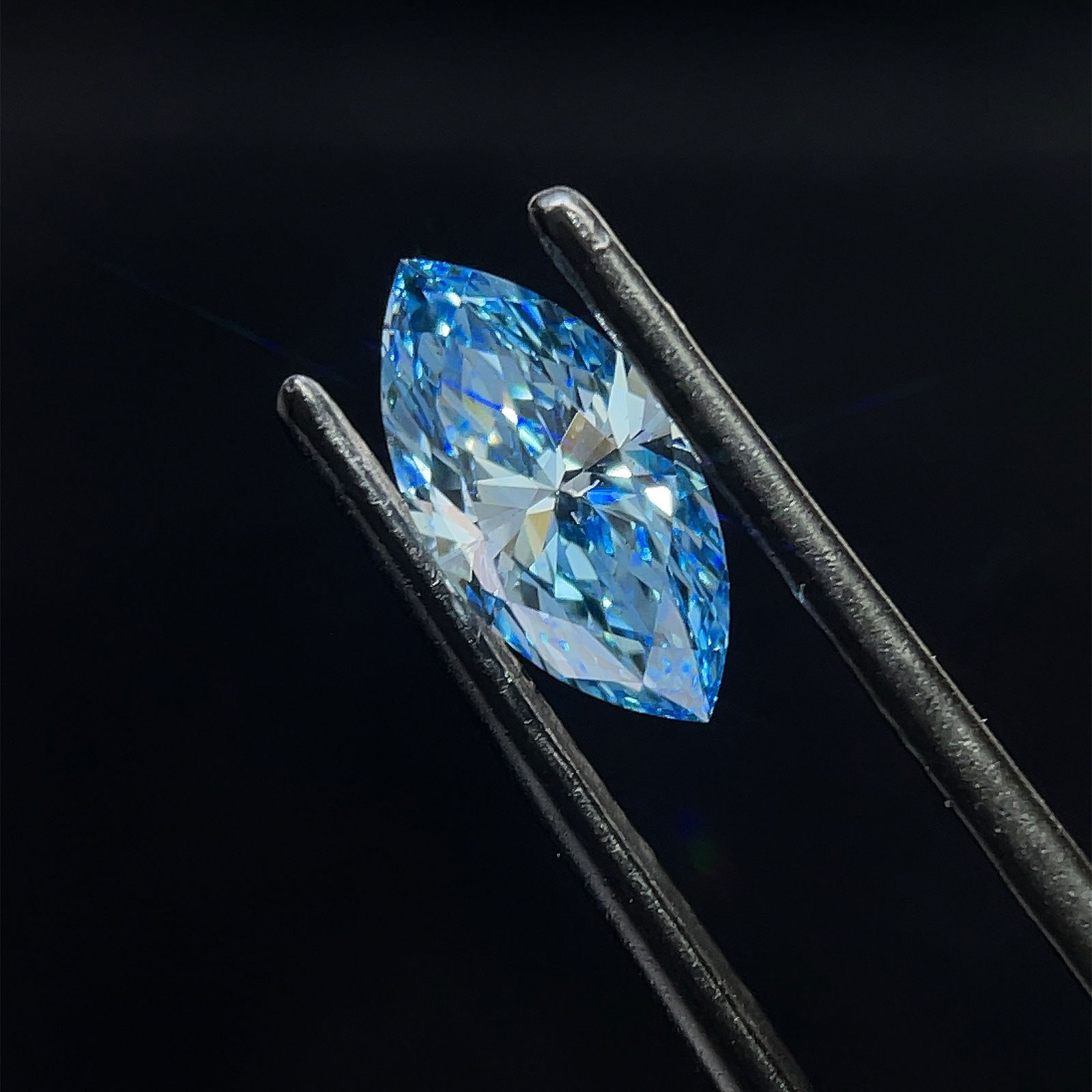 Loose Diamond - MARQUISE 1.17ct Fancy Vivid Blue VS2 (1 of 1)