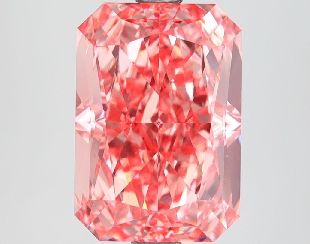 Loose Diamond - RADIANT 4.1ct Fancy Vivid Pink VS1 (1 of 1)