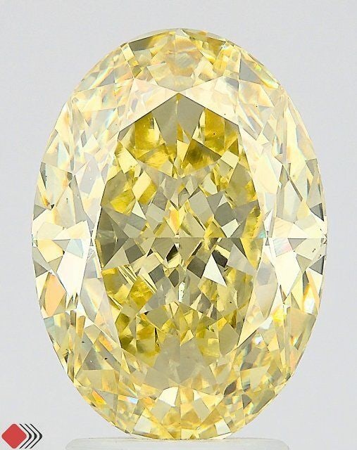 Loose Diamond - OVAL 4.02ct Fancy Intense Yellow VS1 (1 of 1)