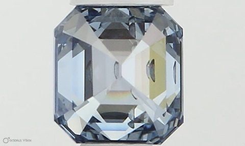 Loose Diamond - EMERALD 0.36ct Fancy Vivid Blue SI2 (1 of 1)