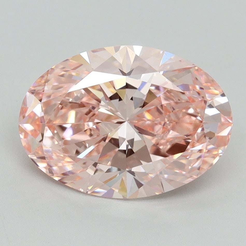 Loose Diamond - OVAL 2.66ct Fancy Intense Pink VS2: Loose Diamond - OVAL 2.66ct Fancy Intense Pink VS2 Source: This is a real non-mined Diamond that has been grown in a lab Shape: OVAL Carats: 2.66 Color: Fancy Intense Pink Certification: IGI Video: