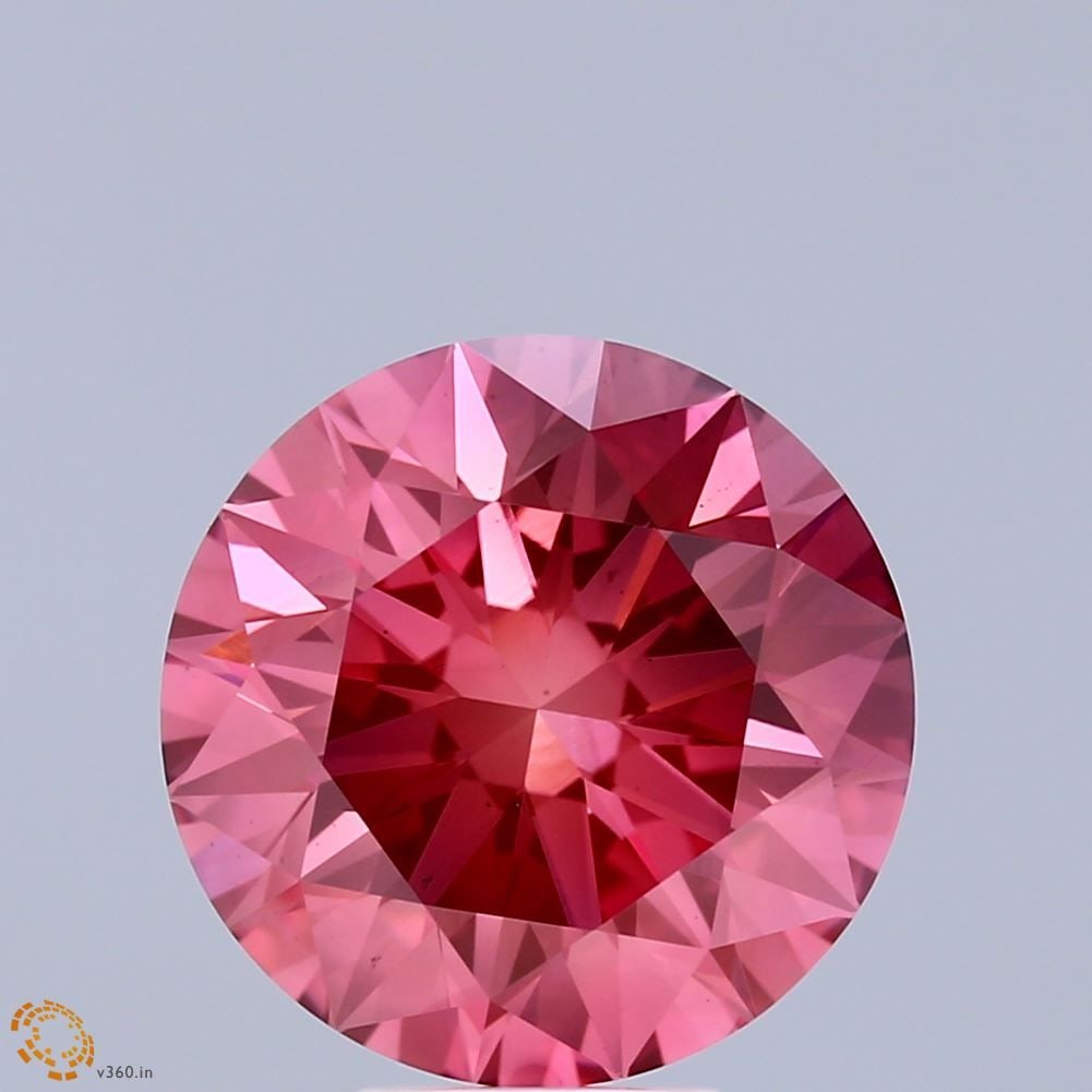 Loose Diamond - ROUND 5.54ct Fancy Vivid Pink VS2 (1 of 1)