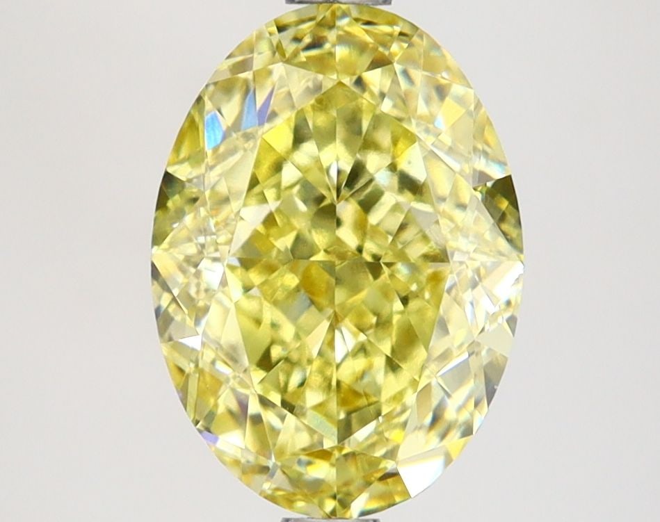 Loose Diamond - OVAL 2.97ct Fancy Intense Yellow VVS2: Loose Diamond - OVAL 2.97ct Fancy Intense Yellow VVS2 Source: This is a real non-mined Diamond that has been grown in a lab Shape: OVAL Carats: 2.97 Color: Fancy Intense Yellow Certification: IGI