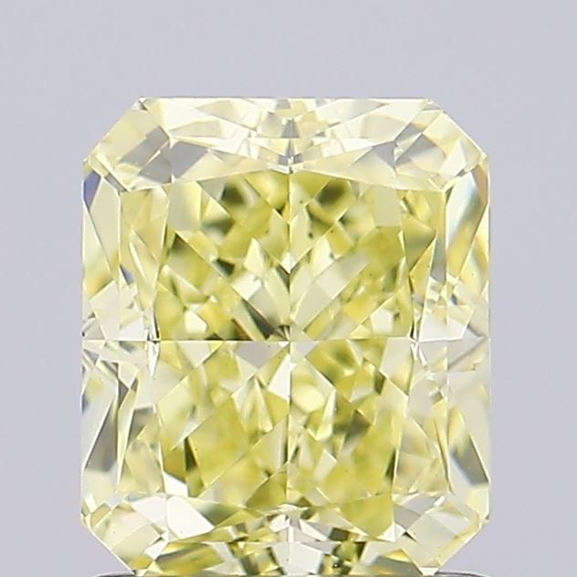 Loose Diamond - RADIANT 1.24ct Fancy Yellow VS1: Loose Diamond - RADIANT 1.24ct Fancy Yellow VS1 Source: This is a real non-mined Diamond that has been grown in a lab Shape: RADIANT Carats: 1.24 Color: Fancy Yellow Certification: IGI Video: Video