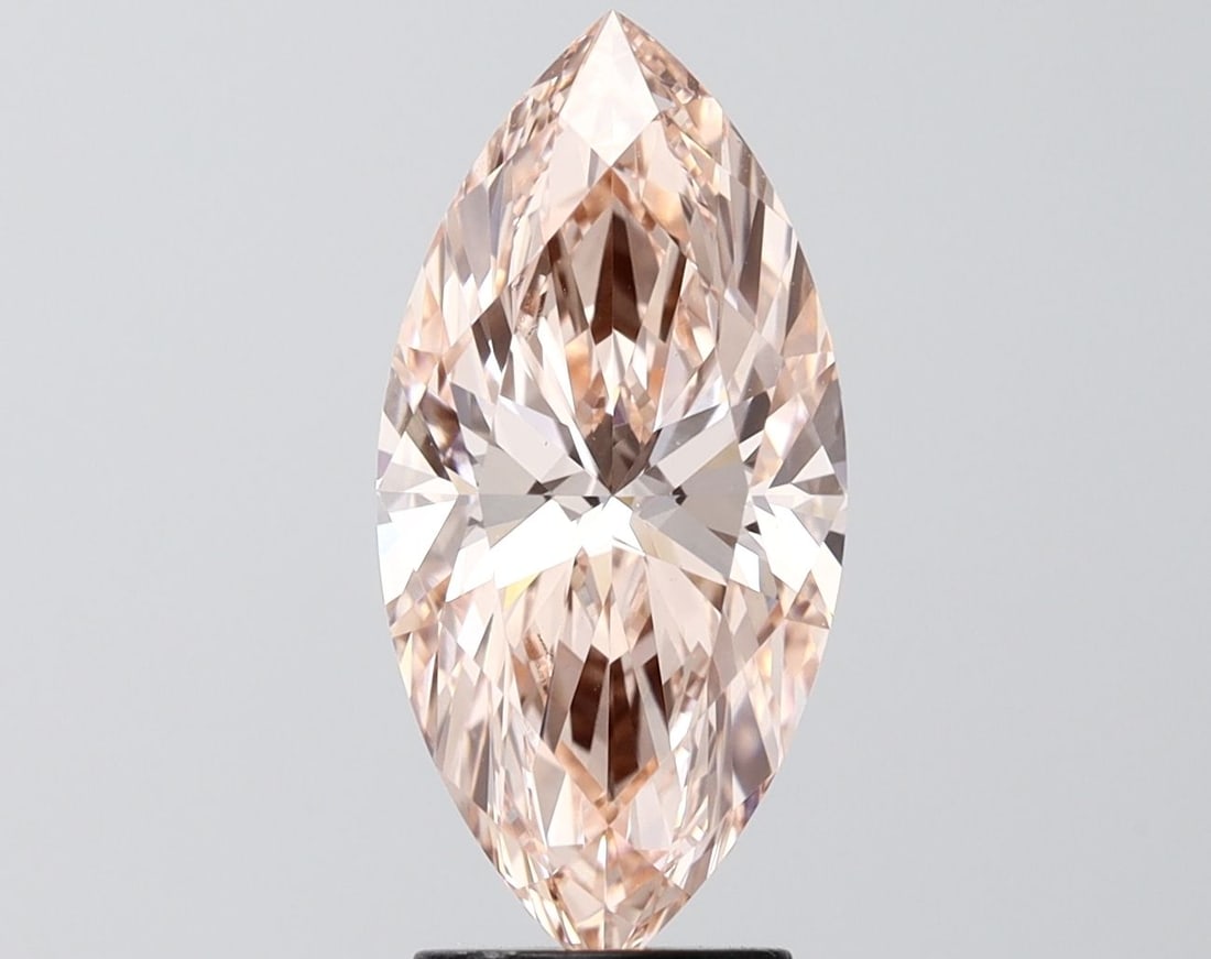 Loose Diamond - MARQUISE 2.99ct Fancy Intense Pink VVS2 (1 of 1)