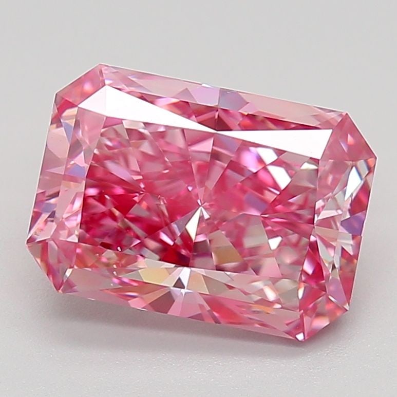 Loose Diamond - RADIANT 3.0ct Fancy Vivid Purplish Pink VS1: Loose Diamond - RADIANT 3.0ct Fancy Vivid Purplish Pink VS1 Source: This is a real non-mined Diamond that has been grown in a lab Shape: RADIANT Carats: 3.0 Color: Fancy Vivid Purplish Pink Certificat