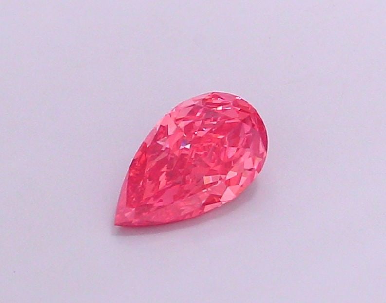 Loose Diamond - PEAR 1.0ct Fancy Vivid Pink VS1 (1 of 1)