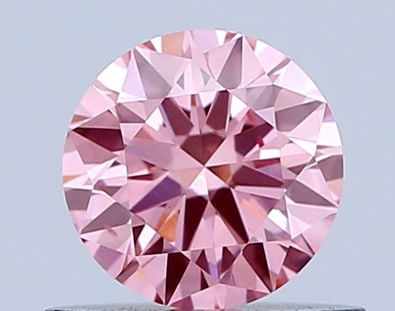 Loose Diamond - ROUND 0.53ct Fancy Light Reddish Pink VS2 (1 of 1)
