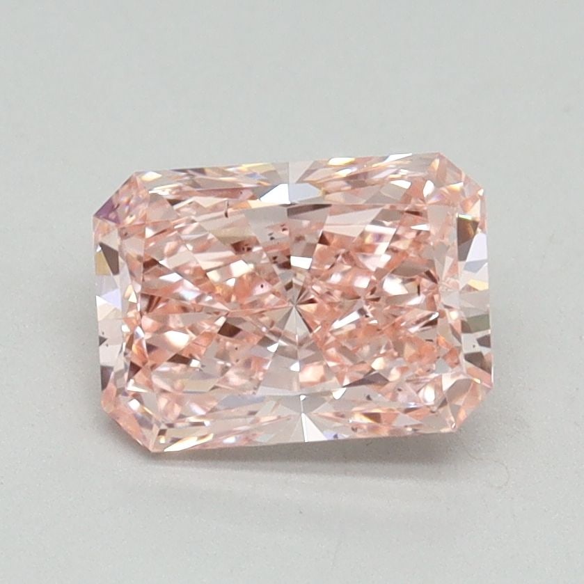 Loose Diamond - RADIANT 1.31ct Fancy Vivid Pink SI1: Loose Diamond - RADIANT 1.31ct Fancy Vivid Pink SI1 Source: This is a real non-mined Diamond that has been grown in a lab Shape: RADIANT Carats: 1.31 Color: Fancy Vivid Pink Certification: IGI Video: