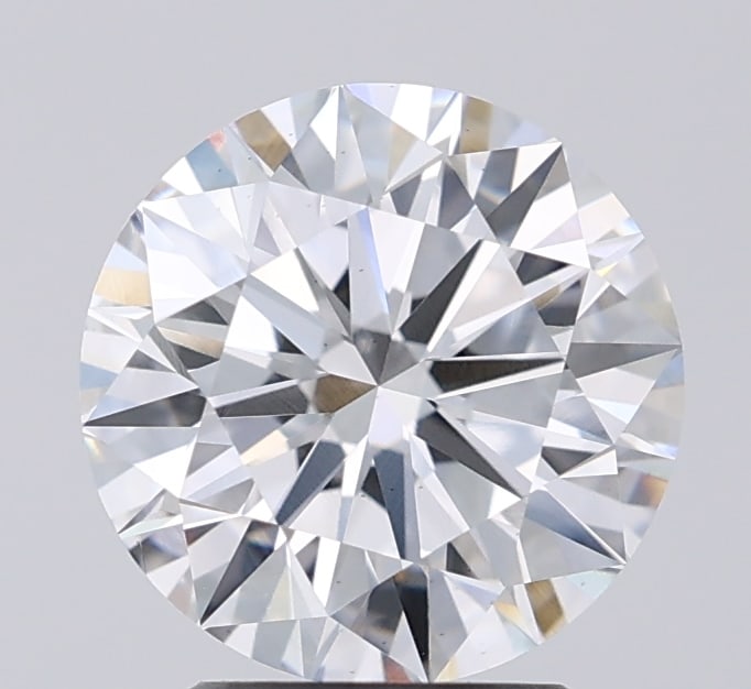 Loose Diamond - Round 2.57ct D VS2: Loose Diamond - Round 2.57ct D VS2 Source: This is a real non-mined Diamond that has been grown in a lab Shape: Round Carats: 2.57 Color: D Clarity: VS2 Certification: IGI PLEASE NOTE: Framed, Large,