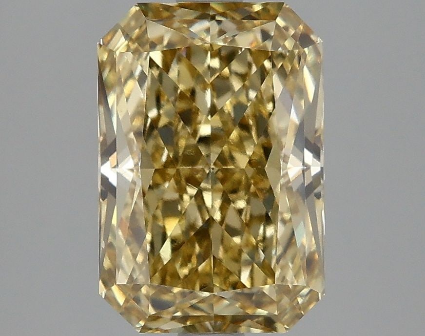 Loose Diamond - RADIANT 3.11ct Fancy Intense Yellow VS2: Loose Diamond - RADIANT 3.11ct Fancy Intense Yellow VS2 Source: This is a real non-mined Diamond that has been grown in a lab Shape: RADIANT Carats: 3.11 Color: Fancy Intense Yellow Certification: IGI