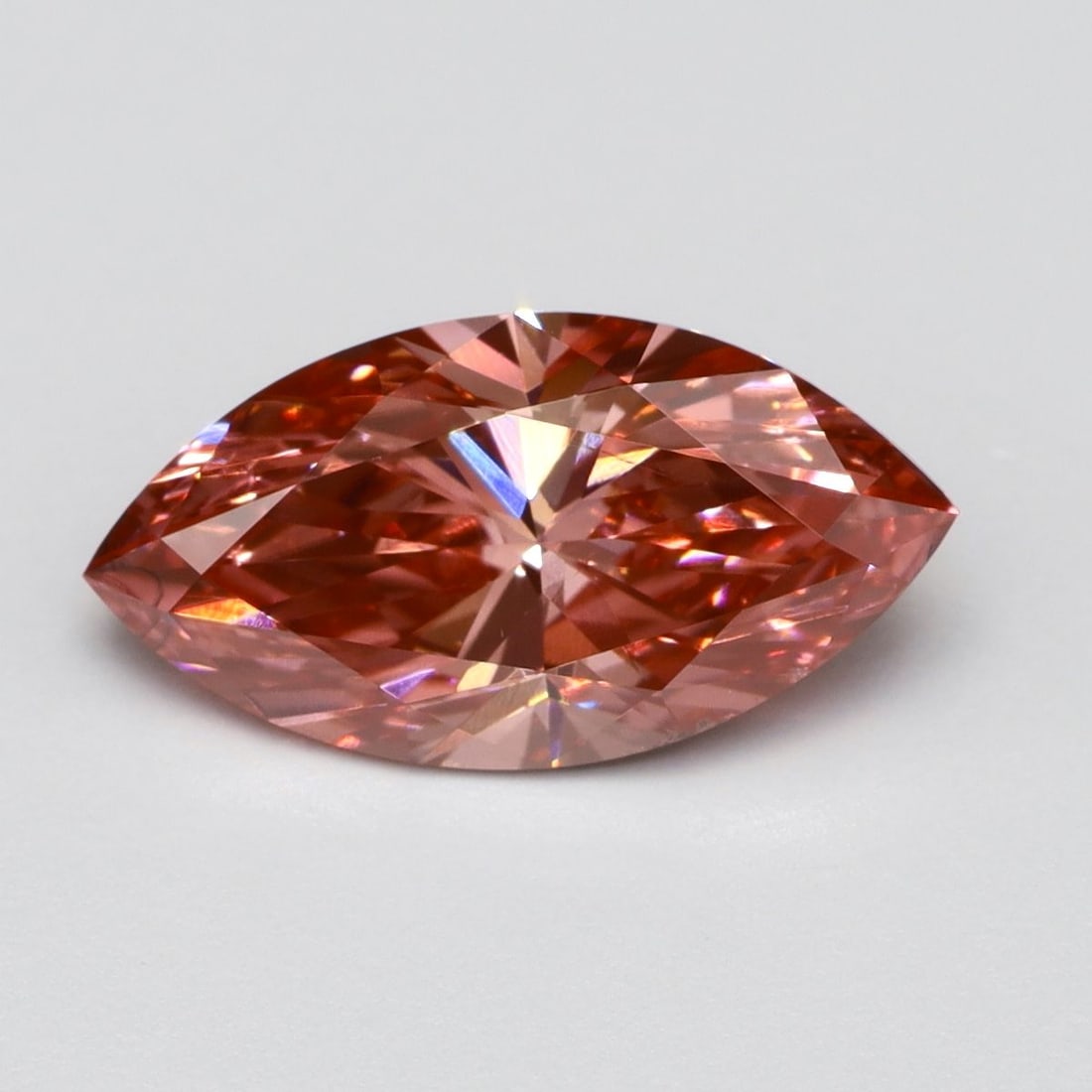 Loose Diamond - MARQUISE 1.0ct Fancy Vivid Pink VS2: Loose Diamond - MARQUISE 1.0ct Fancy Vivid Pink VS2 Source: This is a real non-mined Diamond that has been grown in a lab Shape: MARQUISE Carats: 1.0 Color: Fancy Vivid Pink Certification: NONE Video: