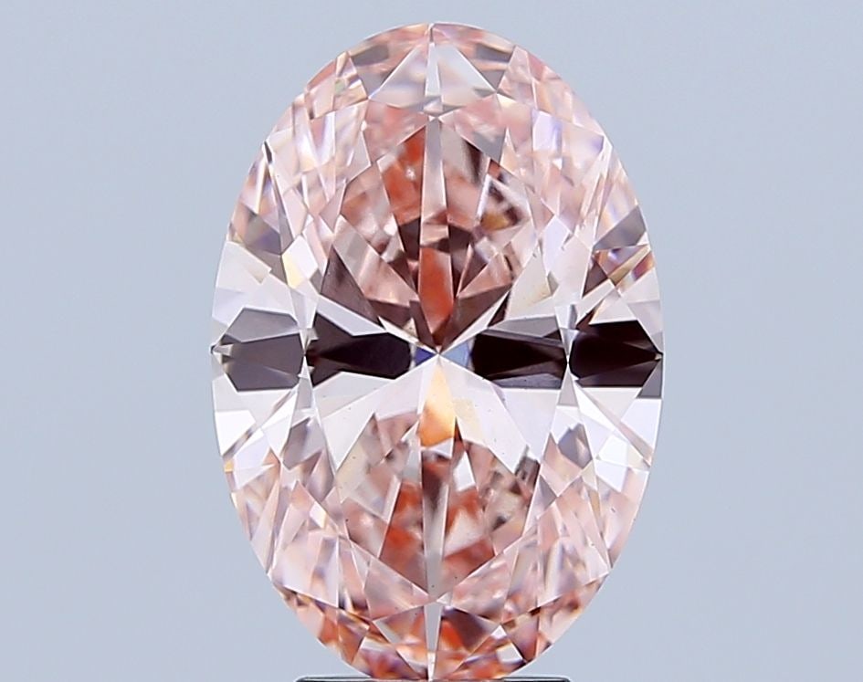 Loose Diamond - OVAL 4.84ct Fancy Vivid Pink VS1: Loose Diamond - OVAL 4.84ct Fancy Vivid Pink VS1 Source: This is a real non-mined Diamond that has been grown in a lab Shape: OVAL Carats: 4.84 Color: Fancy Vivid Pink Certification: IGI Video: