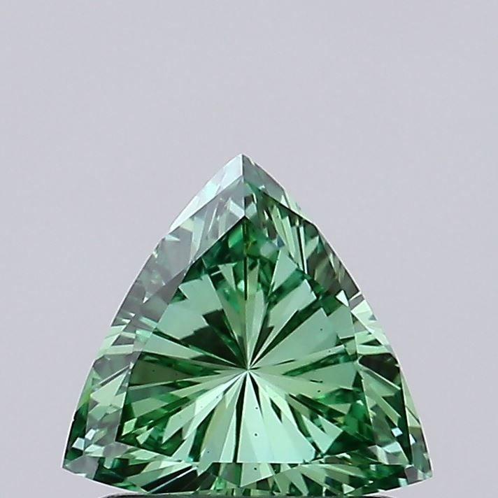 Loose Diamond - TRIANGULAR 0.68ct Fancy Vivid Green VS1 (1 of 1)