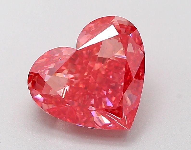 Loose Diamond - HEART 2.76ct Fancy Vivid Pink VS1 (1 of 1)