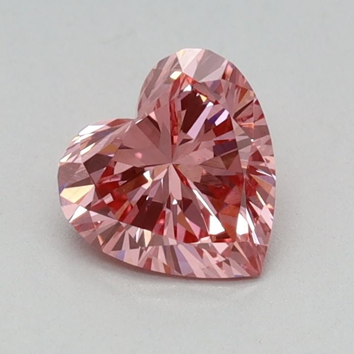 Loose Diamond - HEART 0.48ct Fancy Vivid Pink VVS2: Loose Diamond - HEART 0.48ct Fancy Vivid Pink VVS2 Source: This is a real non-mined Diamond that has been grown in a lab Shape: HEART Carats: 0.48 Color: Fancy Vivid Pink Certification: IGI Video: