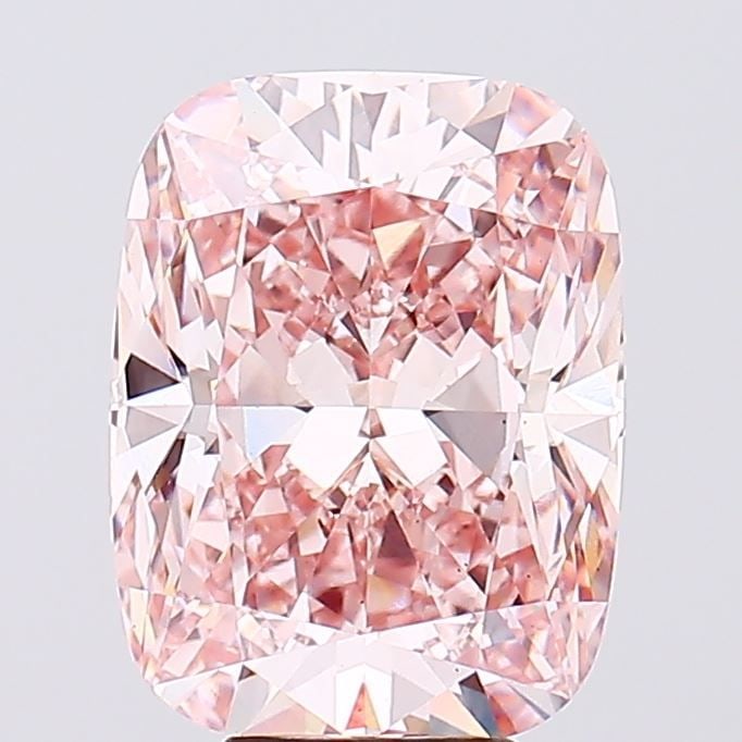 Loose Diamond - CUSHION BRILLIANT 6.73ct Fancy Intense Pink VS2: Loose Diamond - CUSHION BRILLIANT 6.73ct Fancy Intense Pink VS2 Source: This is a real non-mined Diamond that has been grown in a lab Shape: CUSHION BRILLIANT Carats: 6.73 Color: Fancy Intense Pink Ce