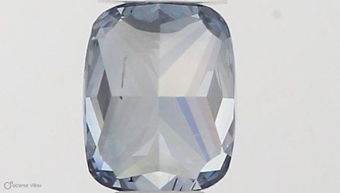 Loose Diamond - CUSHION MODIFIED 0.35ct Fancy Vivid Blue SI2 (1 of 1)