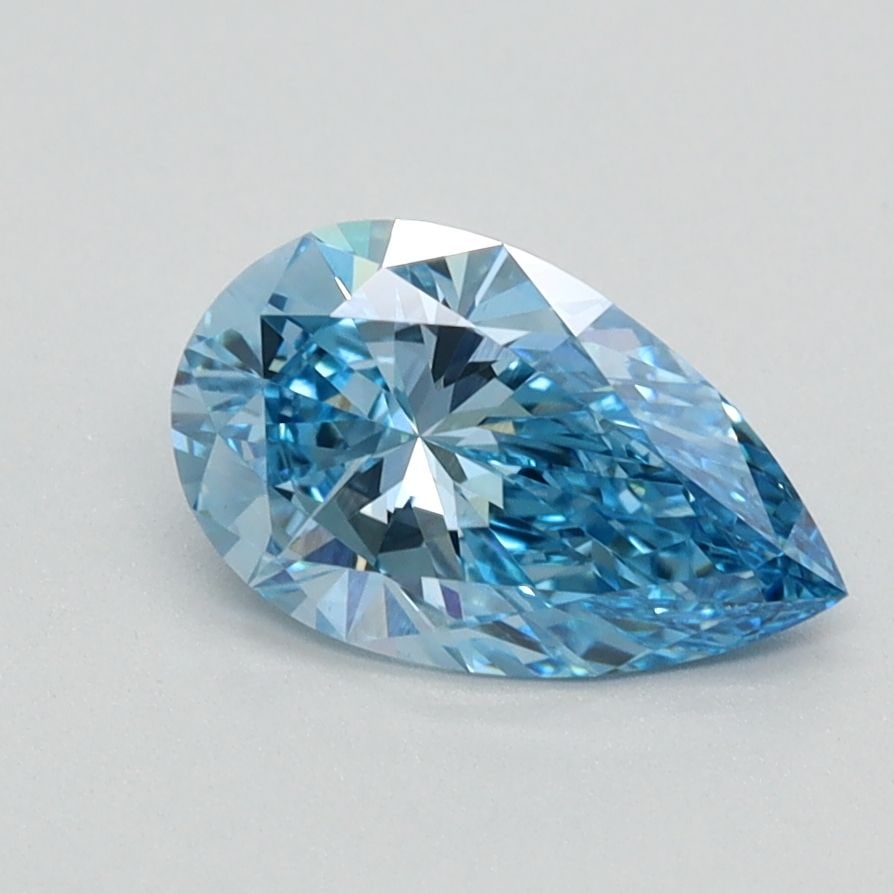 Loose Diamond - PEAR 0.94ct Fancy Vivid Blue VS1: Loose Diamond - PEAR 0.94ct Fancy Vivid Blue VS1 Source: This is a real non-mined Diamond that has been grown in a lab Shape: PEAR Carats: 0.94 Color: Fancy Vivid Blue Certification: IGI Video: