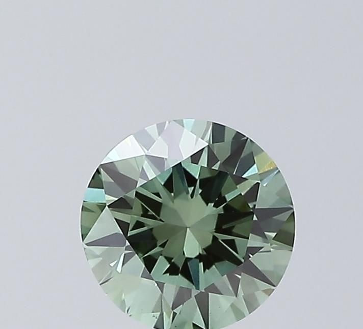 Loose Diamond - ROUND 1.0ct Fancy Vivid Green VS1 (1 of 1)
