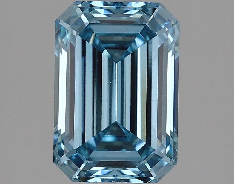Loose Diamond - EMERALD 1.98ct Fancy Vivid Blue VS1 (1 of 1)