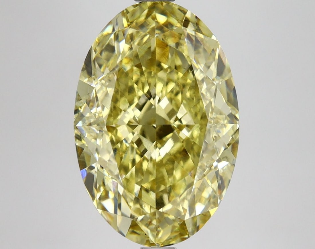 Loose Diamond - OVAL 5.78ct Fancy Intense Yellow VS1: Loose Diamond - OVAL 5.78ct Fancy Intense Yellow VS1 Source: This is a real non-mined Diamond that has been grown in a lab Shape: OVAL Carats: 5.78 Color: Fancy Intense Yellow Certification: IGI Video
