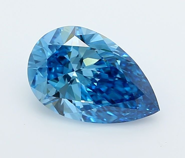 Loose Diamond - PEAR 1.08ct Fancy Vivid Blue VS1 (1 of 1)