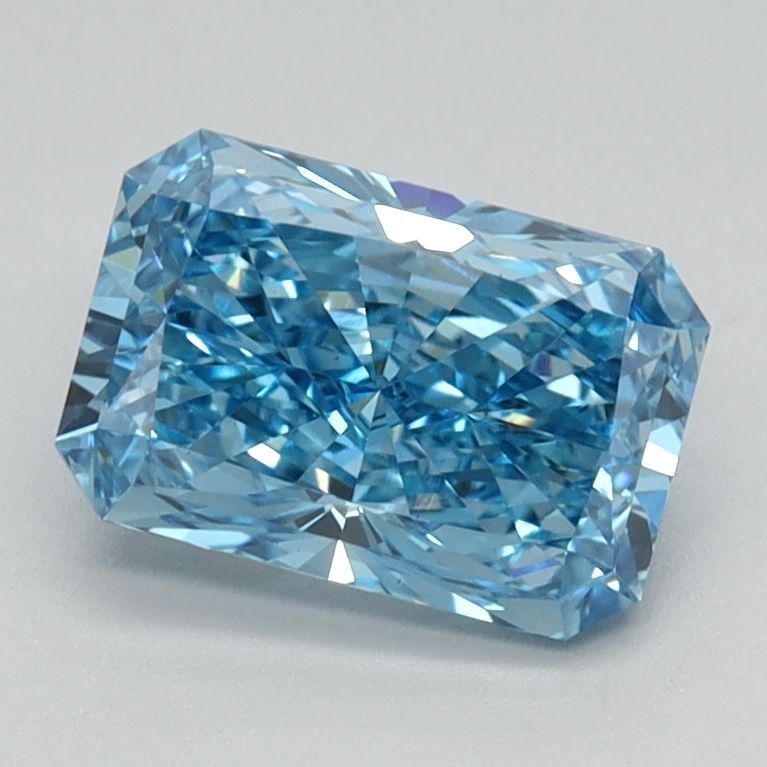 Loose Diamond - RADIANT 1.09ct Fancy Vivid Blue VS1: Loose Diamond - RADIANT 1.09ct Fancy Vivid Blue VS1 Source: This is a real non-mined Diamond that has been grown in a lab Shape: RADIANT Carats: 1.09 Color: Fancy Vivid Blue Certification: IGI Video: