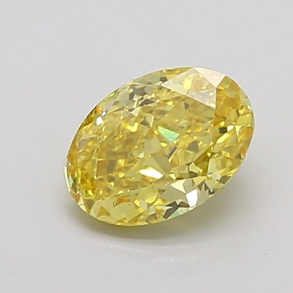 Loose Diamond - OVAL 1.24ct Fancy Vivid Yellow VS2: Loose Diamond - OVAL 1.24ct Fancy Vivid Yellow VS2 Source: This is a real non-mined Diamond that has been grown in a lab Shape: OVAL Carats: 1.24 Color: Fancy Vivid Yellow Certification: IGI Video: