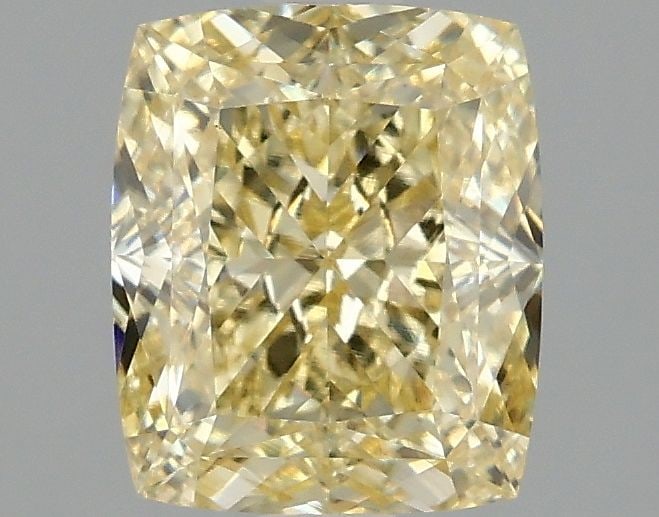 Loose Diamond - CUSHION MODIFIED 2.0ct Fancy Intense Yellow VS1: Loose Diamond - CUSHION MODIFIED 2.0ct Fancy Intense Yellow VS1 Source: This is a real non-mined Diamond that has been grown in a lab Shape: CUSHION MODIFIED Carats: 2.0 Color: Fancy Intense Yellow Ce