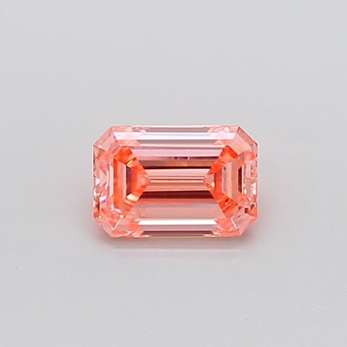 Loose Diamond - EMERALD 1.04ct Fancy Intense Pink VS2: Loose Diamond - EMERALD 1.04ct Fancy Intense Pink VS2 Source: This is a real non-mined Diamond that has been grown in a lab Shape: EMERALD Carats: 1.04 Color: Fancy Intense Pink Certification: IGI Vid