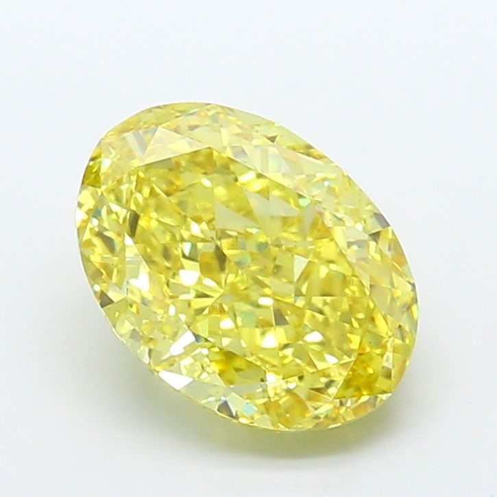 Loose Diamond - OVAL 8.04ct Fancy Vivid Yellow VS2: Loose Diamond - OVAL 8.04ct Fancy Vivid Yellow VS2 Source: This is a real non-mined Diamond that has been grown in a lab Shape: OVAL Carats: 8.04 Color: Fancy Vivid Yellow Certification: IGI Video: