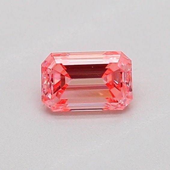 Loose Diamond - EMERALD 0.24ct Fancy Vivid Pink VS1: Loose Diamond - EMERALD 0.24ct Fancy Vivid Pink VS1 Source: This is a real non-mined Diamond that has been grown in a lab Shape: EMERALD Carats: 0.24 Color: Fancy Vivid Pink Certification: IGI PLEASE