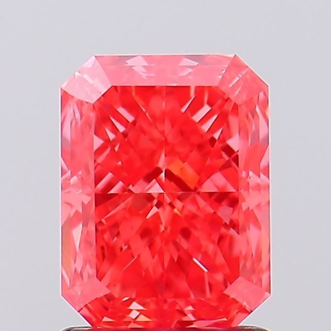 Loose Diamond - RADIANT 1.27ct Fancy Vivid Pink VS1: Loose Diamond - RADIANT 1.27ct Fancy Vivid Pink VS1 Source: This is a real non-mined Diamond that has been grown in a lab Shape: RADIANT Carats: 1.27 Color: Fancy Vivid Pink Certification: IGI Video: