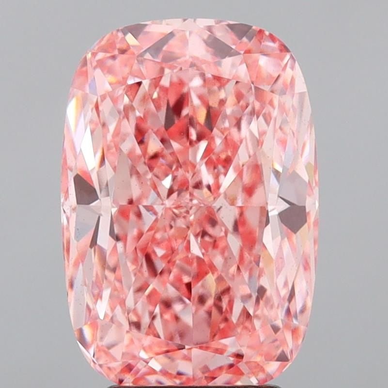 Loose Diamond - CUSHION MODIFIED 4.02ct Fancy Vivid Pink VS2: Loose Diamond - CUSHION MODIFIED 4.02ct Fancy Vivid Pink VS2 Source: This is a real non-mined Diamond that has been grown in a lab Shape: CUSHION MODIFIED Carats: 4.02 Color: Fancy Vivid Pink Certific