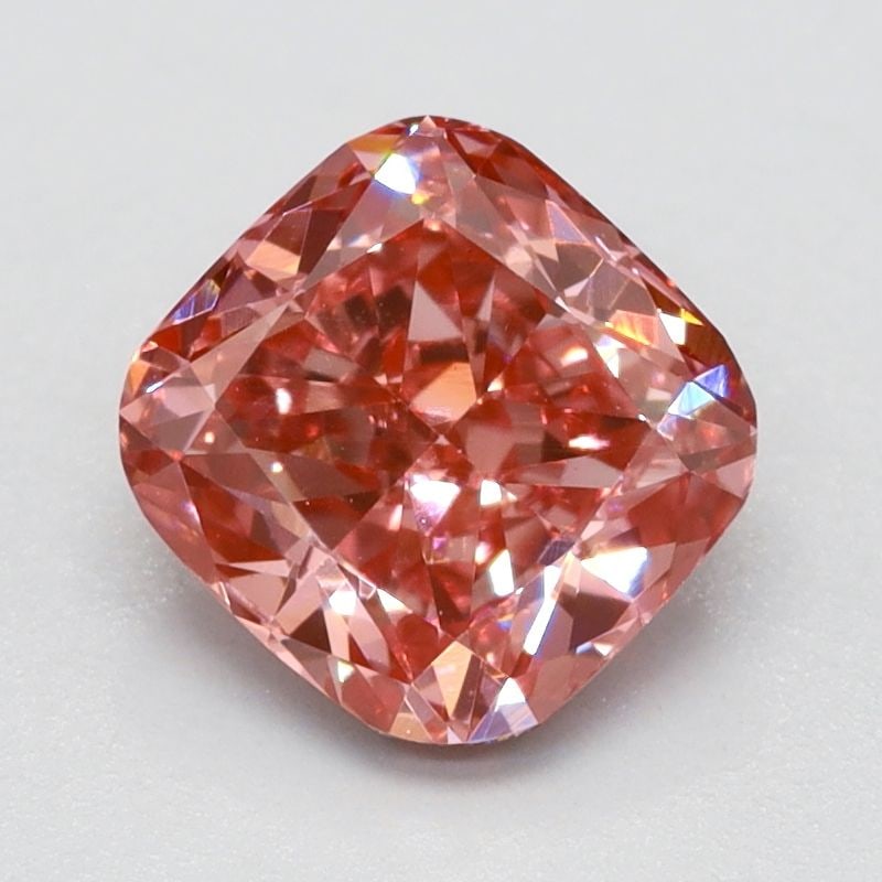 Loose Diamond - CUSHION BRILLIANT 0.73ct Fancy Vivid Pink VS1 (1 of 1)