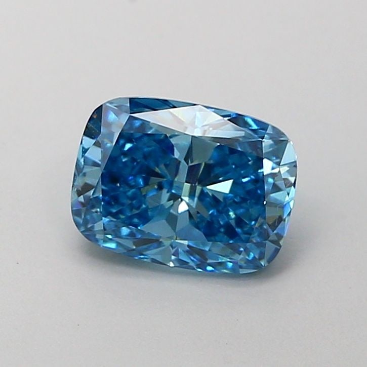 Loose Diamond - CUSHION MODIFIED 1.02ct Fancy Vivid Blue VS1: Loose Diamond - CUSHION MODIFIED 1.02ct Fancy Vivid Blue VS1 Source: This is a real non-mined Diamond that has been grown in a lab Shape: CUSHION MODIFIED Carats: 1.02 Color: Fancy Vivid Blue Certific
