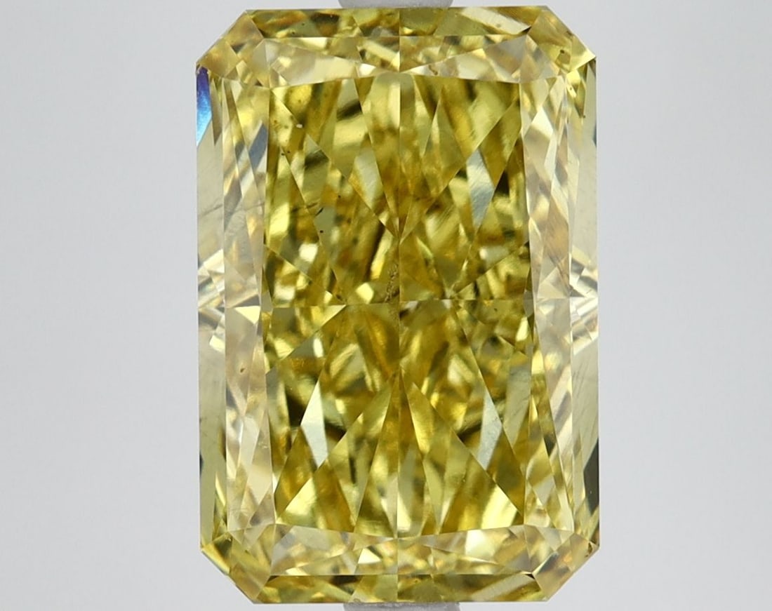 Loose Diamond - RADIANT 5.25ct Fancy Vivid Yellow VS1 (1 of 1)