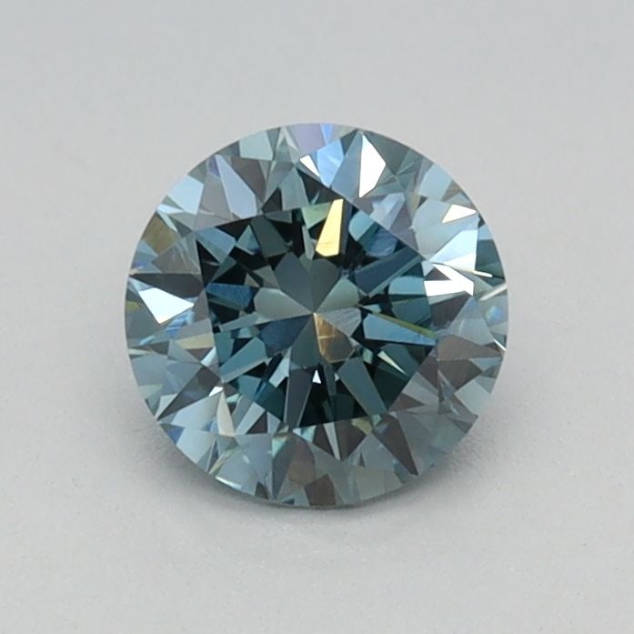 Loose Diamond - ROUND 0.51ct Fancy Vivid Greenish Blue VS1 (1 of 1)