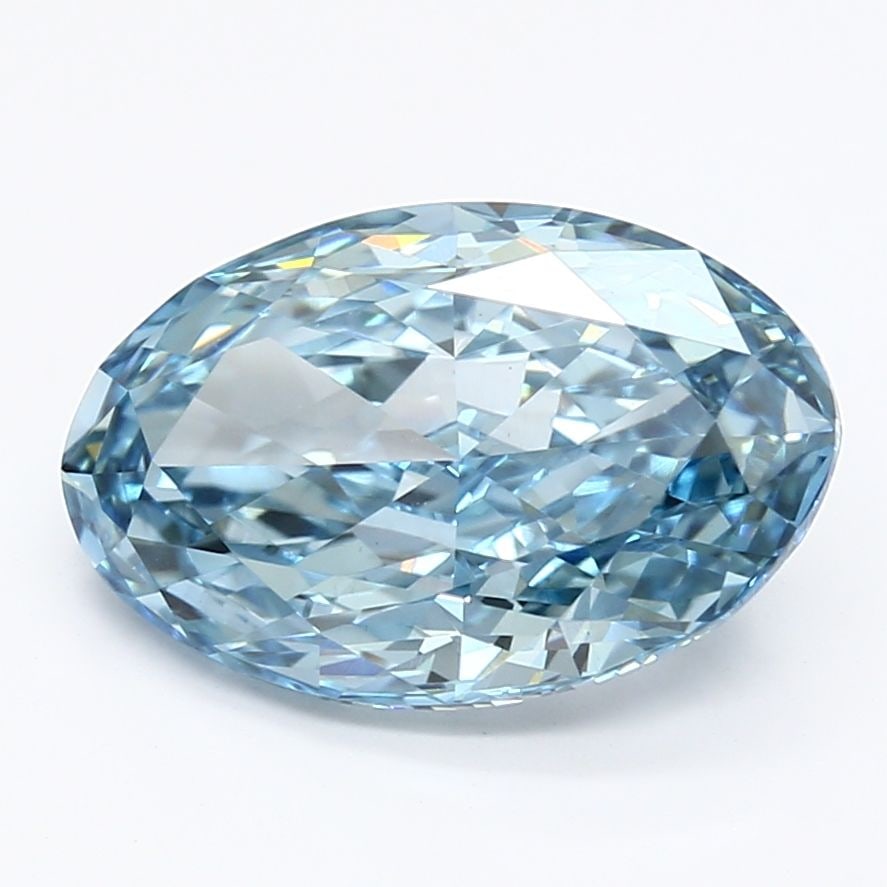 Loose Diamond - OVAL 3.39ct Fancy Vivid Blue VS1: Loose Diamond - OVAL 3.39ct Fancy Vivid Blue VS1 Source: This is a real non-mined Diamond that has been grown in a lab Shape: OVAL Carats: 3.39 Color: Fancy Vivid Blue Certification: IGI Video: