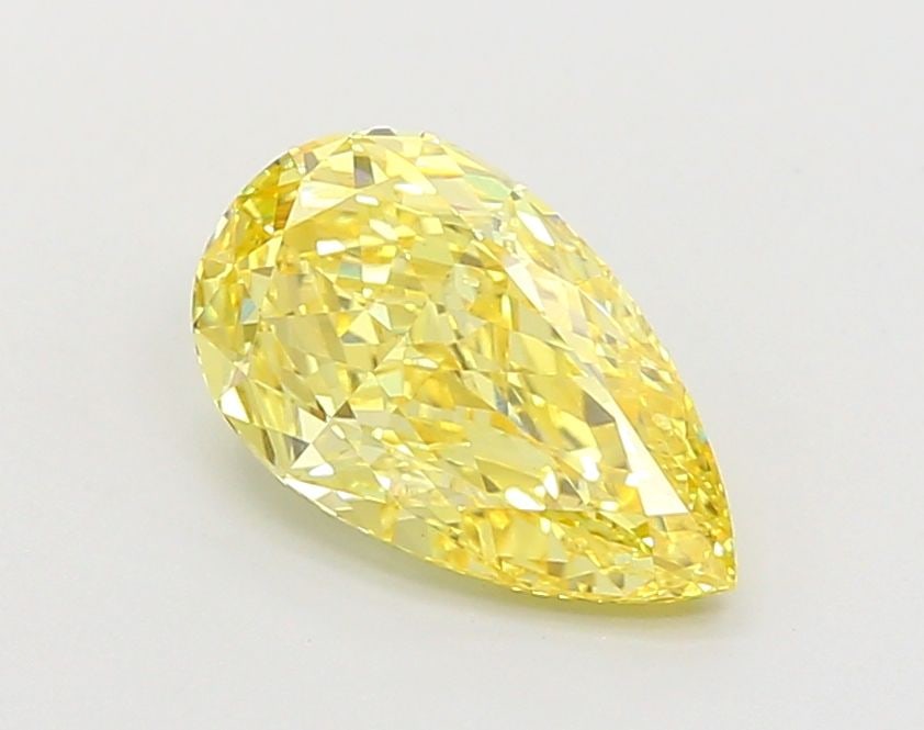 Loose Diamond - PEAR 1.92ct Fancy Vivid Yellow VS2: Loose Diamond - PEAR 1.92ct Fancy Vivid Yellow VS2 Source: This is a real non-mined Diamond that has been grown in a lab Shape: PEAR Carats: 1.92 Color: Fancy Vivid Yellow Certification: IGI Video:
