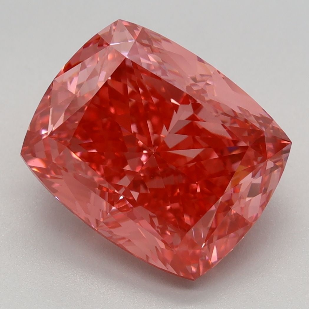 Loose Diamond - CUSHION MODIFIED 4.18ct Fancy Vivid Pink VS1: Loose Diamond - CUSHION MODIFIED 4.18ct Fancy Vivid Pink VS1 Source: This is a real non-mined Diamond that has been grown in a lab Shape: CUSHION MODIFIED Carats: 4.18 Color: Fancy Vivid Pink