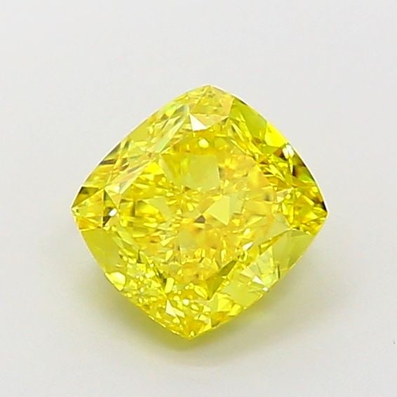 Loose Diamond - CUSHION MODIFIED 1.68ct Fancy Vivid Yellow IF: Loose Diamond - CUSHION MODIFIED 1.68ct Fancy Vivid Yellow IF Source: This is a real non-mined Diamond that has been grown in a lab Shape: CUSHION MODIFIED Carats: 1.68 Color: Fancy Vivid Yellow