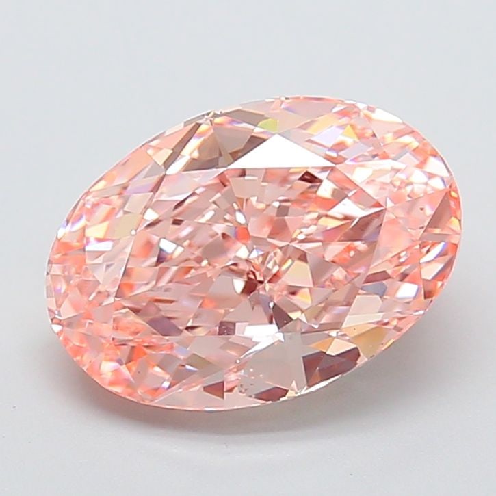 Loose Diamond - OVAL 5.1ct Fancy Vivid Pink VS1: Loose Diamond - OVAL 5.1ct Fancy Vivid Pink VS1 Source: This is a real non-mined Diamond that has been grown in a lab Shape: OVAL Carats: 5.1 Color: Fancy Vivid Pink Certification: IGI Video: Video